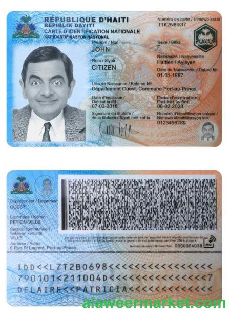 HAITI identity card